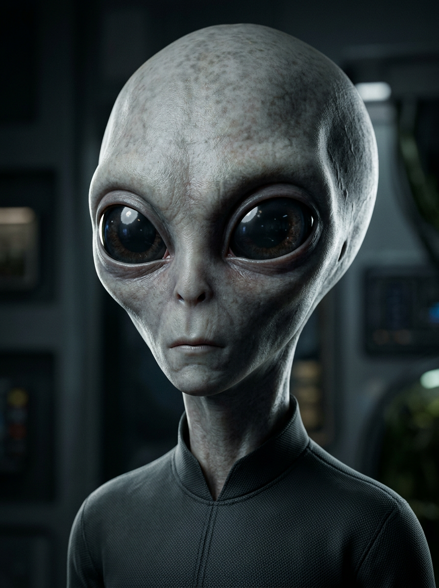 Grey alien